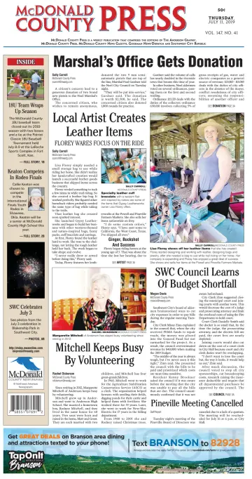 McDonald County Press - 11 Jul 2019