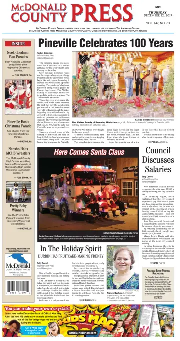 McDonald County Press - 12 Dec 2019