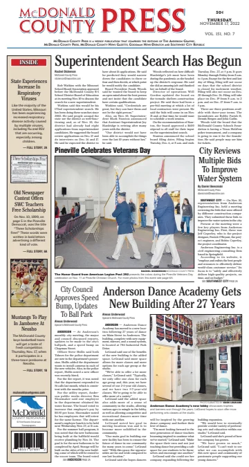 McDonald County Press - 17 Nov 2022