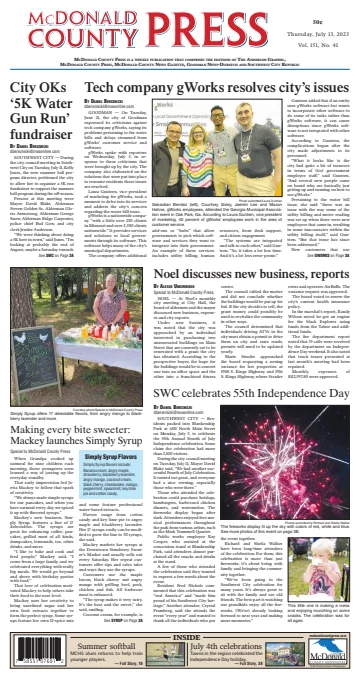 McDonald County Press - 13 Jul 2023