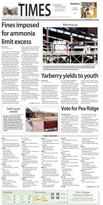 Pea Ridge Times - 4 Jan 2012