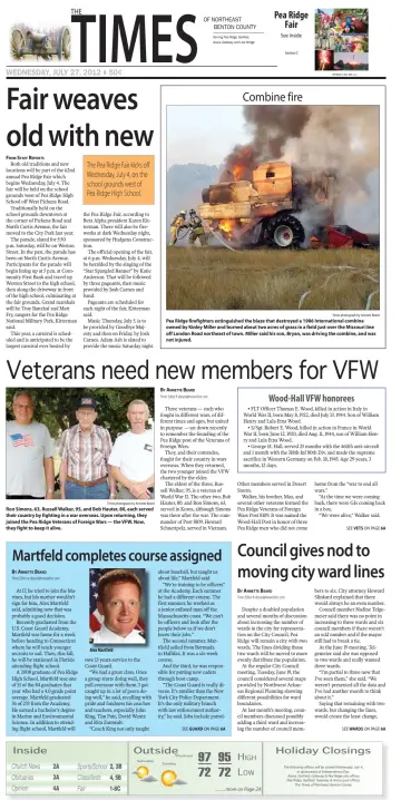 Pea Ridge Times - 27 6월 2012