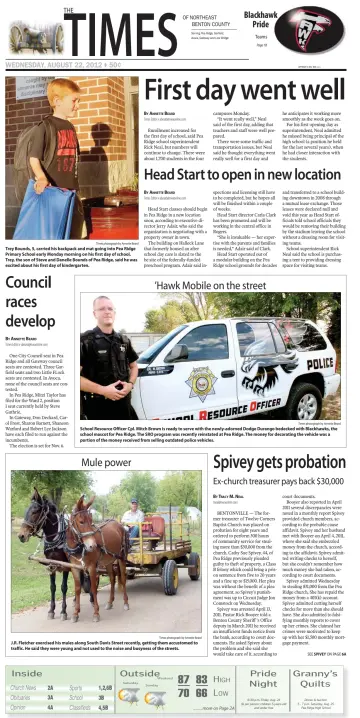 Pea Ridge Times - 22 Aug 2012