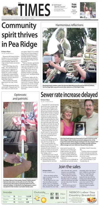 Pea Ridge Times - 29 Aug 2012