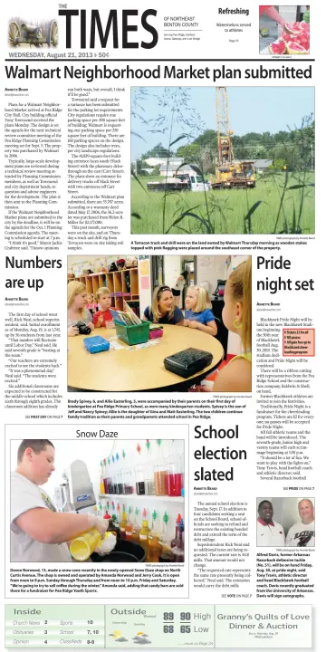 Pea Ridge Times - 21 Aug 2013