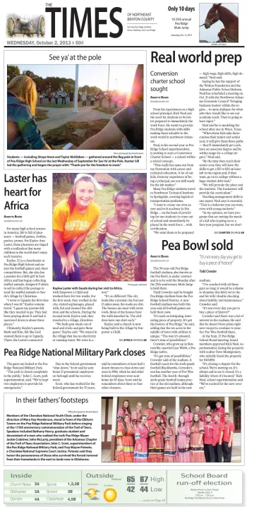 Pea Ridge Times - 2 Oct 2013