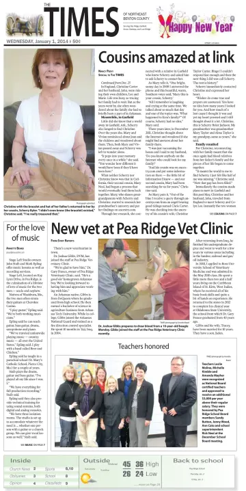 Pea Ridge Times - 1 Jan 2014