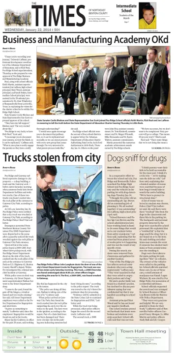 Pea Ridge Times - 22 Jan 2014