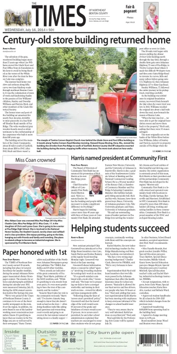 Pea Ridge Times - 16 Jul 2014