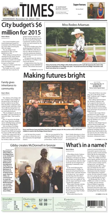 Pea Ridge Times - 19 Nov 2014