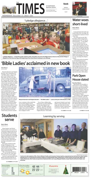 Pea Ridge Times - 17 Dec 2014