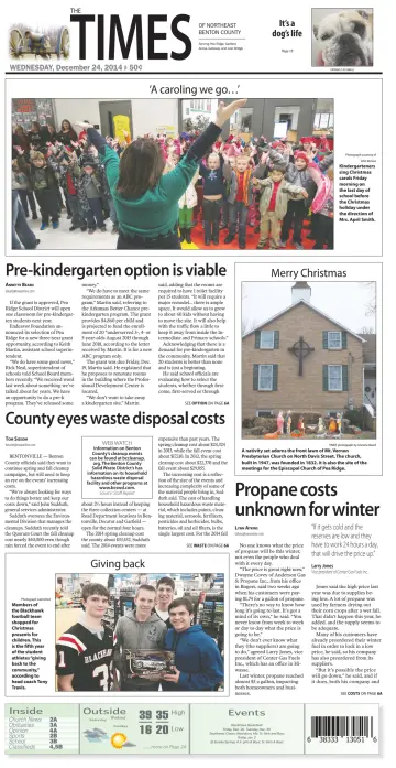 Pea Ridge Times - 24 Dec 2014