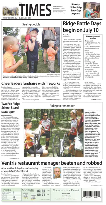 Pea Ridge Times - 1 Jul 2015