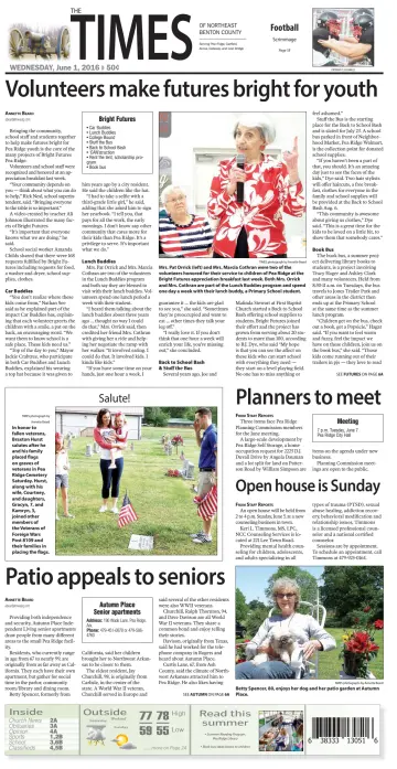Pea Ridge Times - 1 Jun 2016