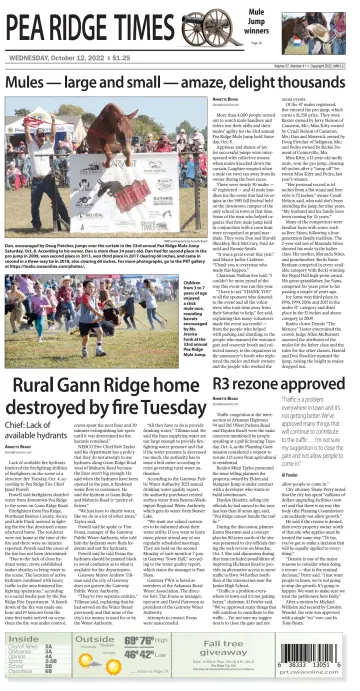 Pea Ridge Times - 12 10월 2022