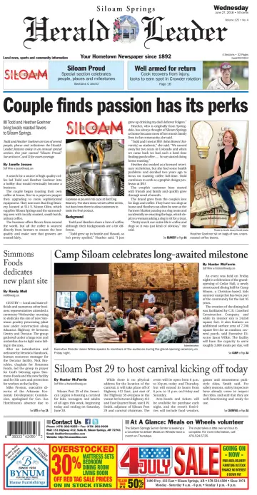 Siloam Springs Herald Leader - 27 Jun 2018