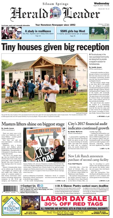 Siloam Springs Herald Leader - 29 Aug 2018
