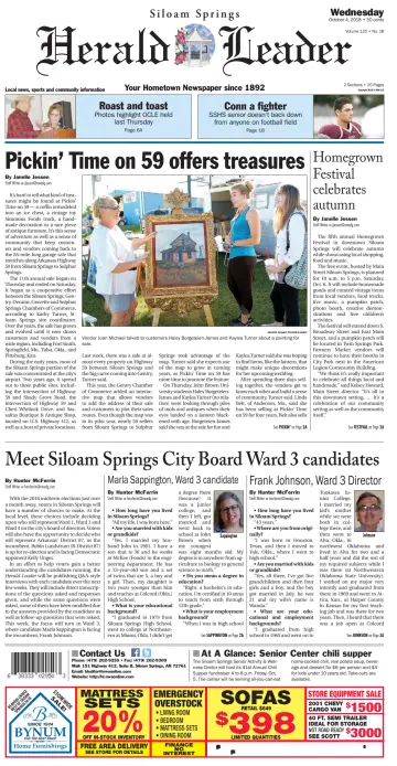 Siloam Springs Herald Leader - 3 Oct 2018