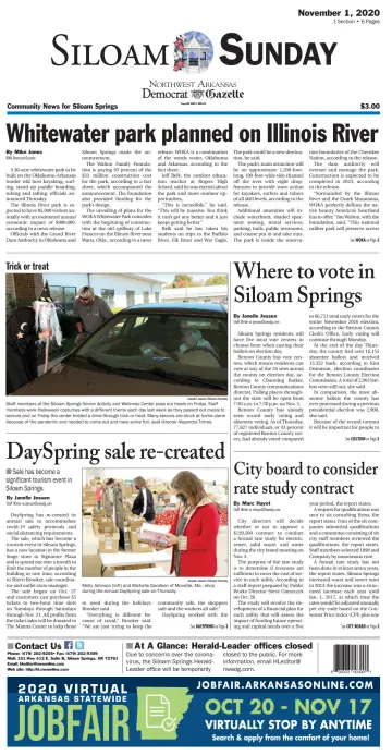 Siloam Springs Herald Leader - 1 Nov 2020
