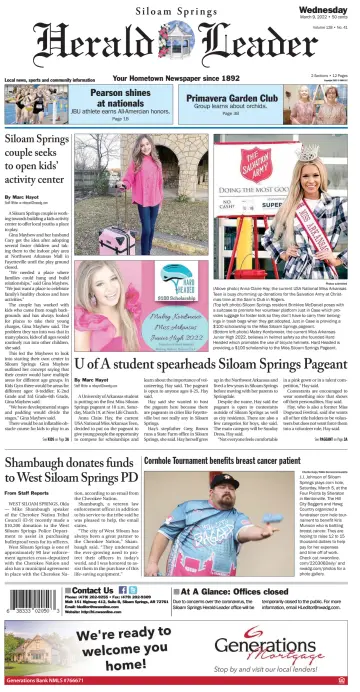 Siloam Springs Herald Leader - 9 Mar 2022
