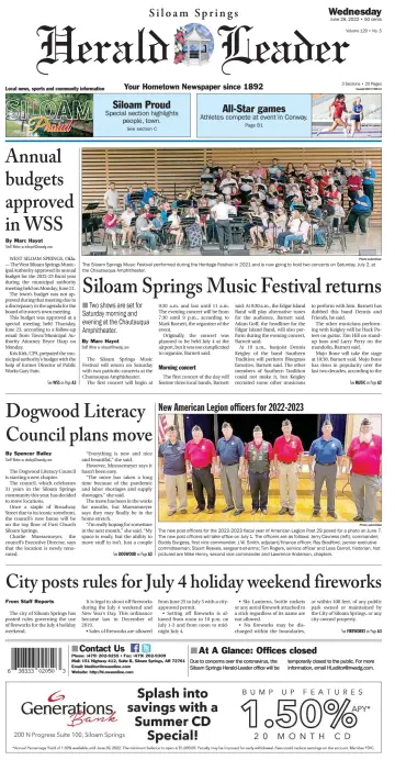 Siloam Springs Herald Leader - 29 Jun 2022