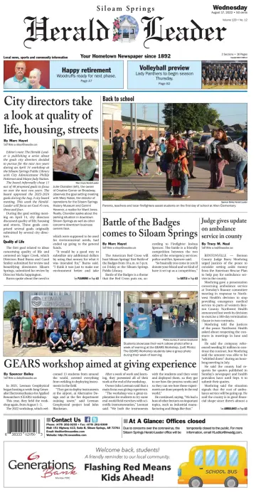 Siloam Springs Herald Leader - 17 Aug 2022