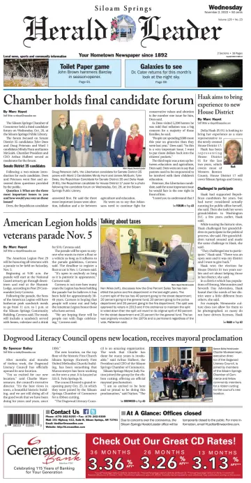 Siloam Springs Herald Leader - 2 Nov 2022