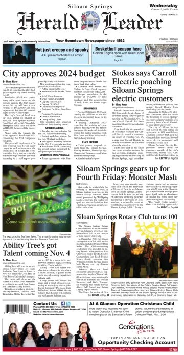 Siloam Springs Herald Leader - 25 Oct 2023