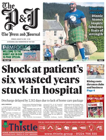 The Press and Journal (Aberdeen and Aberdeenshire) - 8 Aug 2022
