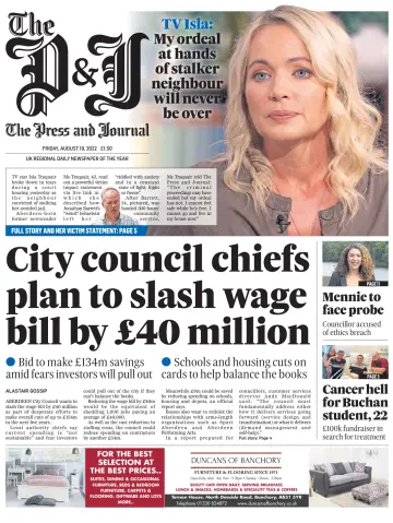 The Press and Journal (Aberdeen and Aberdeenshire) - 19 Aug 2022