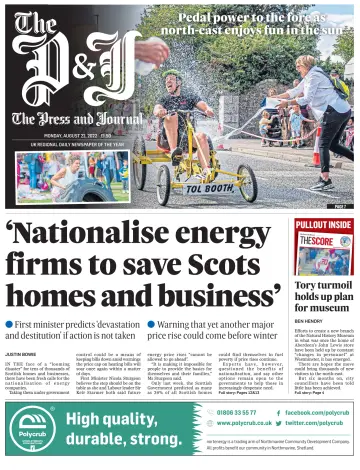 The Press and Journal (Aberdeen and Aberdeenshire) - 22 Aug 2022