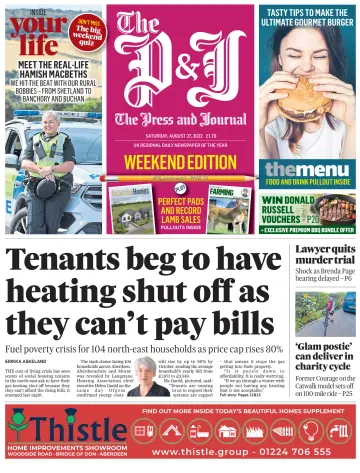 The Press and Journal (Aberdeen and Aberdeenshire) - 27 Aug 2022