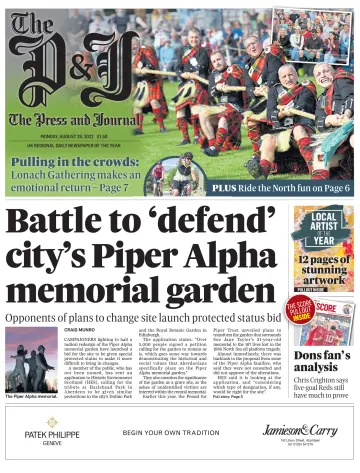 The Press and Journal (Aberdeen and Aberdeenshire) - 29 Aug 2022