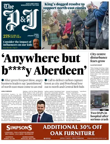 The Press and Journal (Aberdeen and Aberdeenshire) - 13 Jan 2023