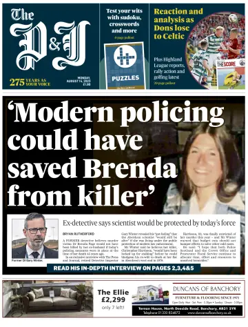 The Press and Journal (Aberdeen and Aberdeenshire) - 14 Aug 2023
