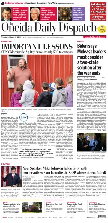 The Oneida Daily Dispatch (Oneida, NY) - 31 Oct 2023