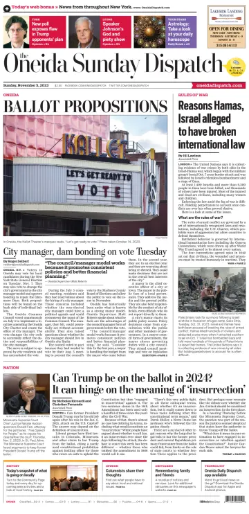 The Oneida Daily Dispatch (Oneida, NY) - 5 Nov 2023