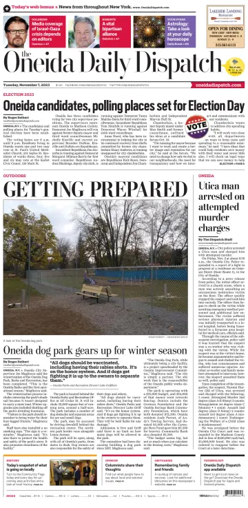 The Oneida Daily Dispatch (Oneida, NY) - 7 Nov 2023