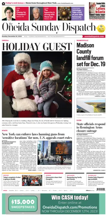 The Oneida Daily Dispatch (Oneida, NY) - 10 Dec 2023