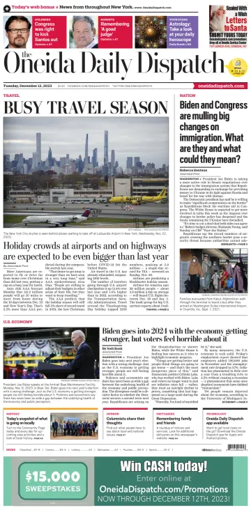 The Oneida Daily Dispatch (Oneida, NY) - 12 Dec 2023