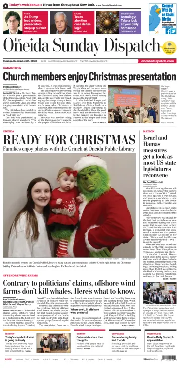 The Oneida Daily Dispatch (Oneida, NY) - 24 Dec 2023