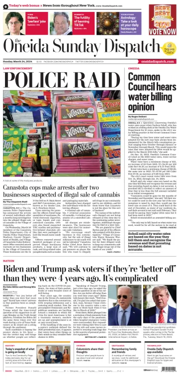 The Oneida Daily Dispatch (Oneida, NY) - 24 3月 2024