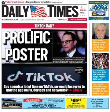 Daily Times (Primos, PA) - 08 Apr. 2024