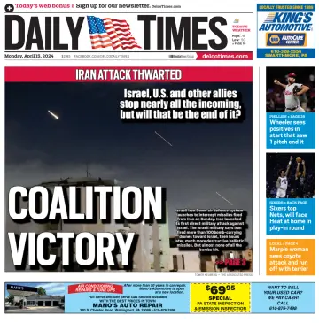 Daily Times (Primos, PA) - 15 abril 2024