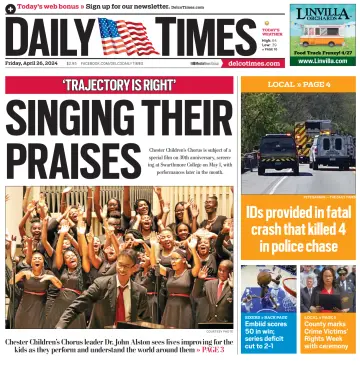 Daily Times (Primos, PA) - 26 Apr. 2024