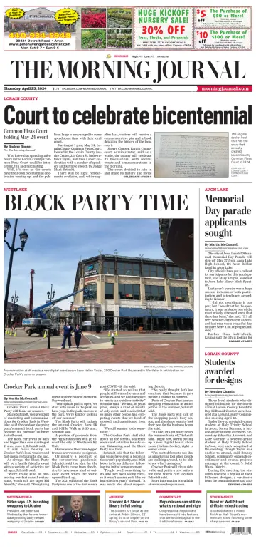 The Morning Journal (Lorain, OH) - 25 Apr. 2024
