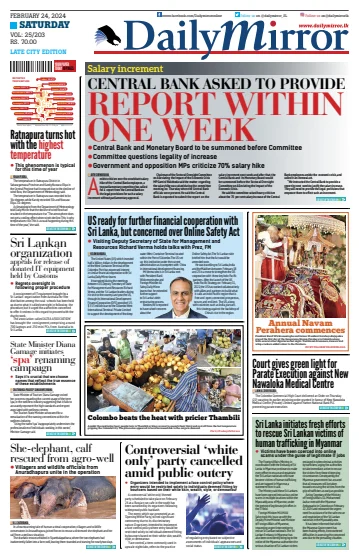 Daily Mirror (Sri Lanka) - 24 Feb 2024