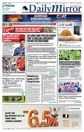 Daily Mirror (Sri Lanka) - 09 abr. 2024