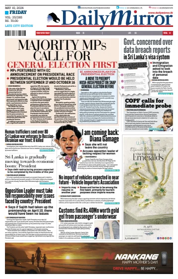 Daily Mirror (Sri Lanka) - 10 Mai 2024