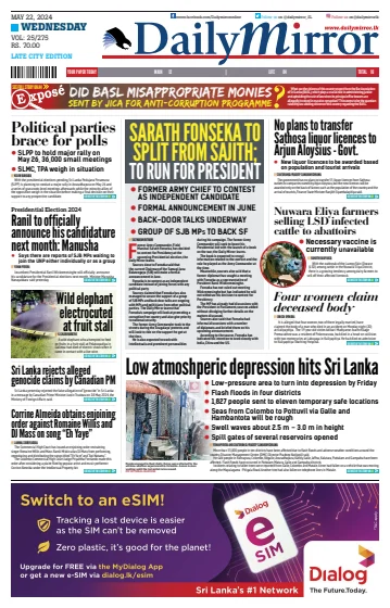 Daily Mirror (Sri Lanka) - 22 mayo 2024
